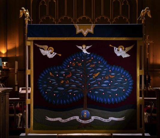 The Anointing Screen The anointing screen which will be used in the coronation of King Charles III, in the Chapel Royal at St James's Palace in London. The most important moment in the coronation is the "unction", the sacred act of anointing a monarch with holy oil, which can be traced as far back as the 7th and 8th centuries, and signals that the monarch has been chosen by God. It is only seen by the sovereign and the Archbishop of Canterbury and will take place behind the anointing screen.