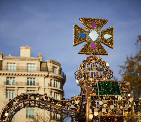 Marble Arch Marks Coronation with a Majestic Crown Installation Marble Arch marks Coronation with a majestic crown installation. Photo credit: Marble Arch London BID