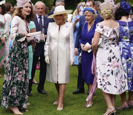 Her Majesty to Attend Foreign Press Association Awards Queen Camilla attends a Garden Party at Hillsborough Castle, Co Down during a two day visit to Northern Ireland, May 24, 2023.