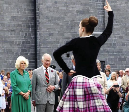 Queen to Host Reception for National Theatre King Charles III and Queen Camilla visits Market Theatre Square for a Celebration of Culture in Armagh, Northern Ireland, May 25, 2023.
