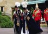 Garter Day at Windsor Castle King Charles III and Queen Camilla attend the annual Most Noble Order of the Garter Ceremony in Windsor Castle in Windsor, England, Monday June 19, 2023.