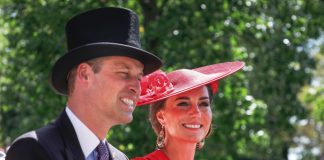 The Prince and Princess of Wales to Attend Naming Ceremony of HMS Glasgow The Prince and Princess of Wales attend Royal Ascot on Day Four of the horse racing event. June, 2023.