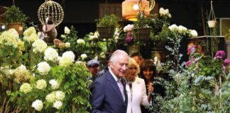 His Majesty The King to Visit the ‘Curated Makers Christmas Market’ King Charles III and Queen Camilla visit the Flower Market Thursday, Sept. 21, 2023 in Paris.