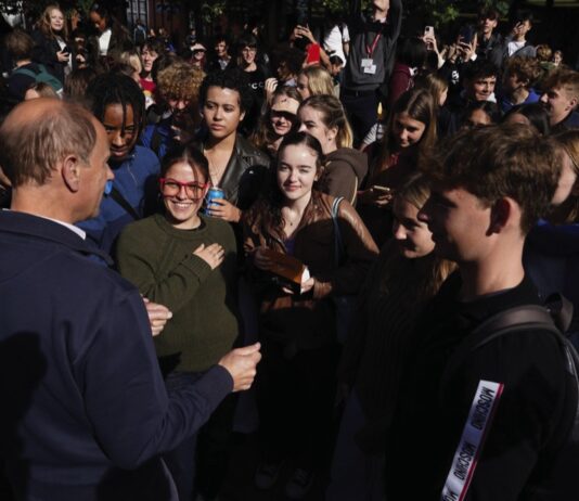 The Duke of Edinburgh to Visit India The Duke of Edinburgh, in his role as Patron of the Duke of Edinburgh's Award (DofE) charity meets students during a visit to Brighton Hove and Sussex Sixth Form College in Brighton, East Sussex, to hear from young people making a difference in their communities through their DofE. October 4, 2023.