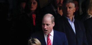 The Prince of Wales will Visit Rob Burrow and Kevin Sinfield The Prince of Wales and his son Prince George in the stands before the Rugby World Cup 2023 quarter final match at Stade de Marseille, France, October 14, 2023.