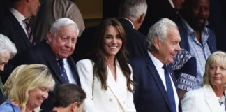 The Prince and Princess of Wales to Attend the Wales vs England Six Nations Match The Princess of Wales before the Rugby World Cup 2023 quarter-final match at the Stade Velodrome in Marseille, France. October 15, 2023.