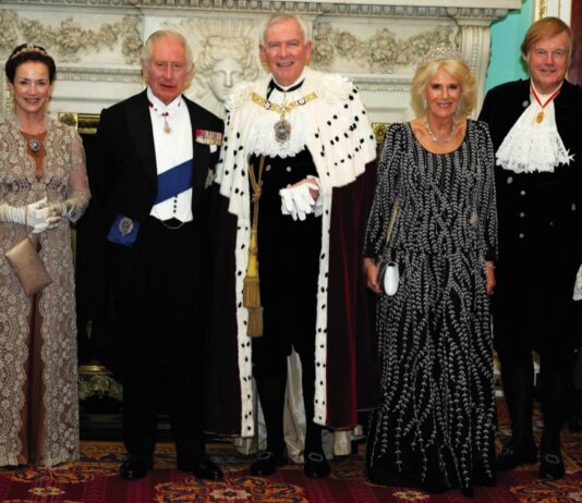 The King and Queen to Host Humanitarian Reception King Charles III and Queen Camilla attend a reception at Mansion House in London, Oct. 18, 2023.