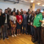 King Charles III attends a Tech and Innovation showcase at Nairobi Garages, Africa’s largest co-working space for new and growing businesses, in Nairobi, on day one of the state visit to Kenya. Picture date: Tuesday October 31, 2023.