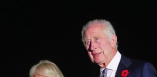 The King and Queen to Attend The Royal Variety Performance King Charles III and Queen Camilla arrive at a state banquet at State House in Nairobi, on day one of the state visit to Kenya. October 31, 2023.