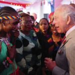 King Charles III meets members of the community at a reception at the British High Commissioner’s Residence in Nairobi, to celebrate Kenyan society, on day two of the state visit to Kenya. Picture date: Wednesday November 1, 2023.