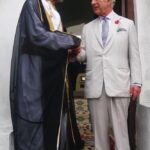 King Charles III during a visit to Mandhry Mosque in Mombasa County, to hear about to interfaith dialogue work of the Coast Interfaith Council of Clerics and the significance of the contribution of the Mosque, as a religious site, to this dialogue, on day
