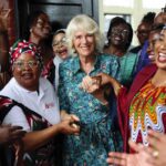 Queen Camilla visits the Situation Room in Mombasa County to meet staff, volunteers and survivors of sexual and gender-based violence, and to learn how the survivors are supported whilst sharing her own insights from working in this area, on day four of a State Visit to Kenya, November 3, 2023.