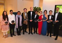 Prince William to Visit 2023 Earthshot Prize Finalist, Colorifix Prince William with the 2023 Earthshot Prize winners (from left) S4S Technologies co-founder Nidhi Pant; S4S Technologies chief executive Vaibhav Tidke; Accion Andina president Constantino Aucca Chutas; Mr Florent Kaiser, CEO of Global Forest Generation, which is a co-founding organisation of Accion Andina; Boomitra CEO and founder Aadith Moorthy; WildAid marine programme director Emily Owen; WildAid chief operating officer Meaghan Brosnan; GRST CEO and co-founder Justin Hung; and GRST chief financial officer Frank Harley Singapore, 7 November 2023