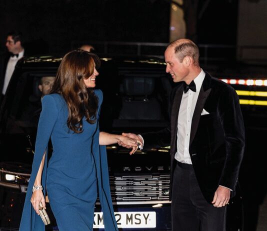 The Prince of Wales to Recognise the Human Suffering Caused by Events in the Middle East The Prince and Princess of Wales arrive at the Royal Variety Performance at Royal Albert Hall, London, UK, on November 30, 2023.