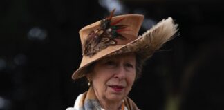 The Princess Royal to Visit Norway The Princess Royal attending the Christmas Day morning church service at St Mary Magdalene Church in Sandringham, Norfolk. December 25, 2023.
