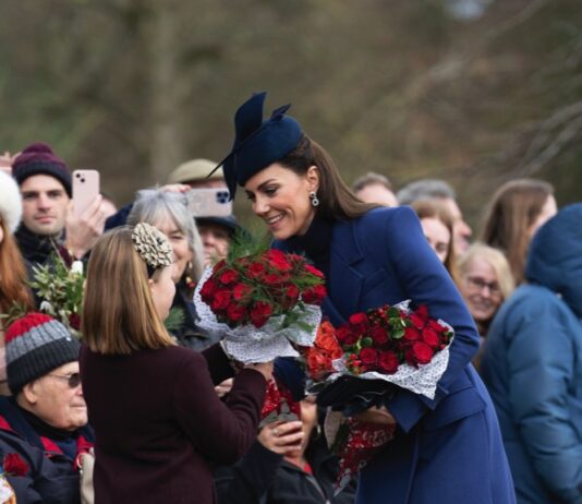 The Princess of Wales Recovering Following Abdominal Surgery Mia Tindall and the Princess of Wales meet well-wishers after attending the Christmas Day morning church service at St Mary Magdalene Church in Sandringham, Norfolk, December 25, 2023.