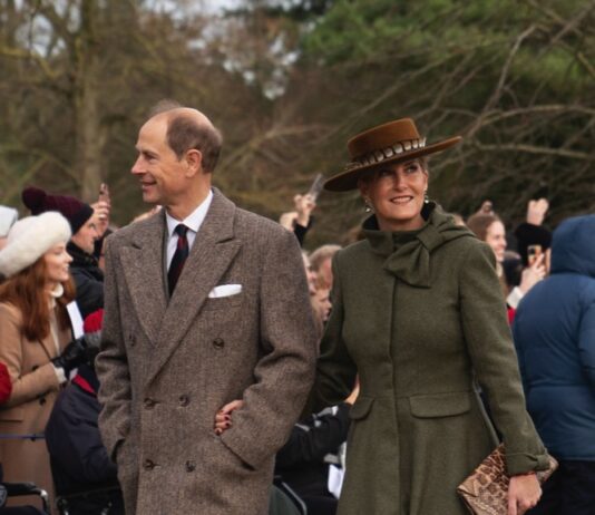 The Duchess of Edinburgh to Attend Anzac Day Commemorations The Duke and Duchess of Edinburgh attending the Christmas Day morning church service at St Mary Magdalene Church in Sandringham, Norfolk. December 25, 2023.