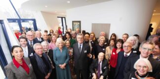 The King and Queen Visit University College Hospital Macmillan Cancer Centre Queen Camilla during her visit to London's Royal Free Hospital to officially open Maggie's Royal Free, a new cancer support centre at the hospital, January 31, 2024.
