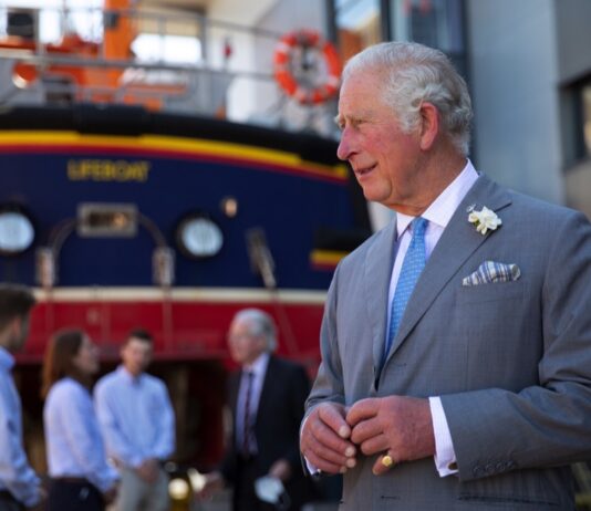 His Majesty King Charles III Announced as RNLI’s New Patron His Majesty The King on a visit to the RNLI College in 2021. Credit: RNLI