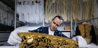Codes of Royal Fashion Explored in New Exhibition at Kensington Palace Early 20th-century Japanese Court Suit coatee in the Royal Ceremonial Dress Collection store