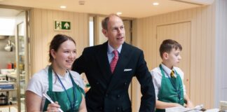 The Duke of Edinburgh Visits Oxfordshire Charity Transforming Rural Community Services The Duke of Edinburgh visits Oxfordshire Charity transforming Rural Community Services, Feb 2025. Image credit Stefanie Calleja-Gera