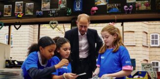 Duke of Edinburgh Returns to St Andrew’s Youth Club The Duke of Edinburgh returns to St Andrew’s Youth Club as part of Patronage with charity London Youth. Credit: London Youth / Marc Sethi
