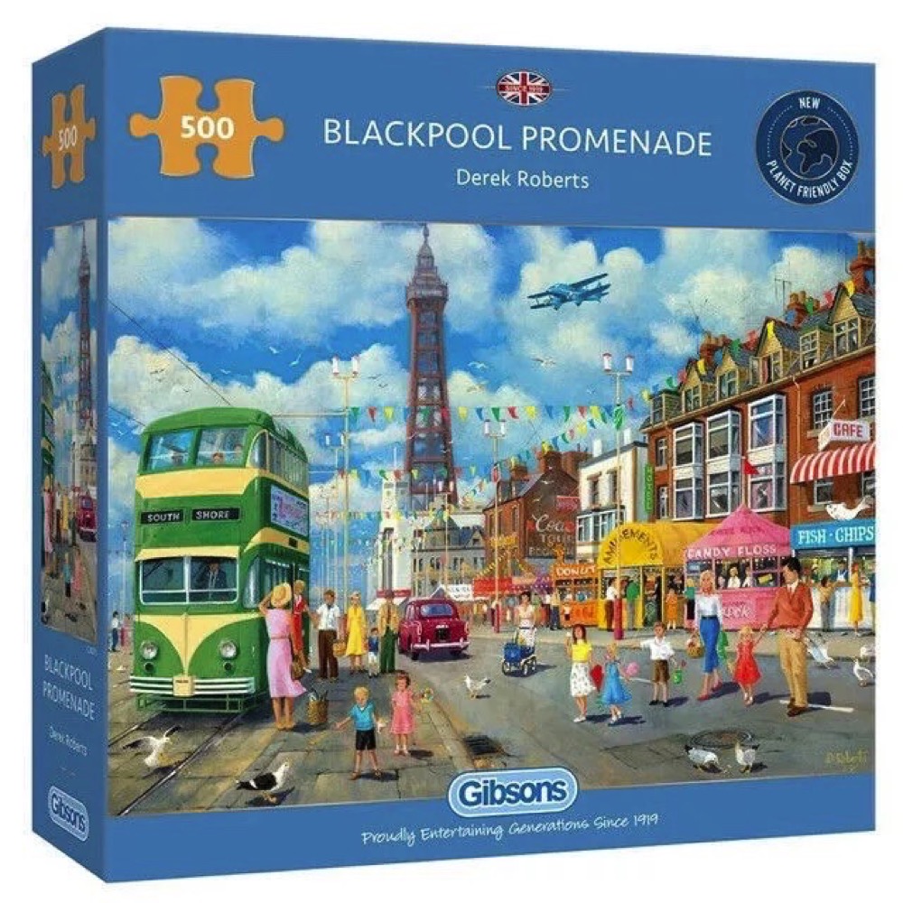 Blackpool Promenade - 500 Piece Puzzle