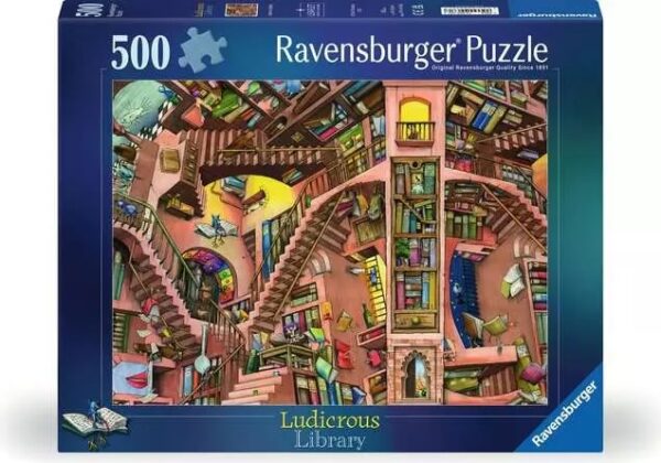 The Ludicrous Library - 500 Piece Puzzle