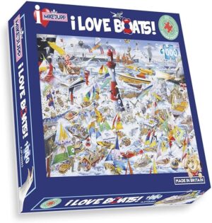 Mike Jupp I Love Boats - 1000 Piece Puzzle